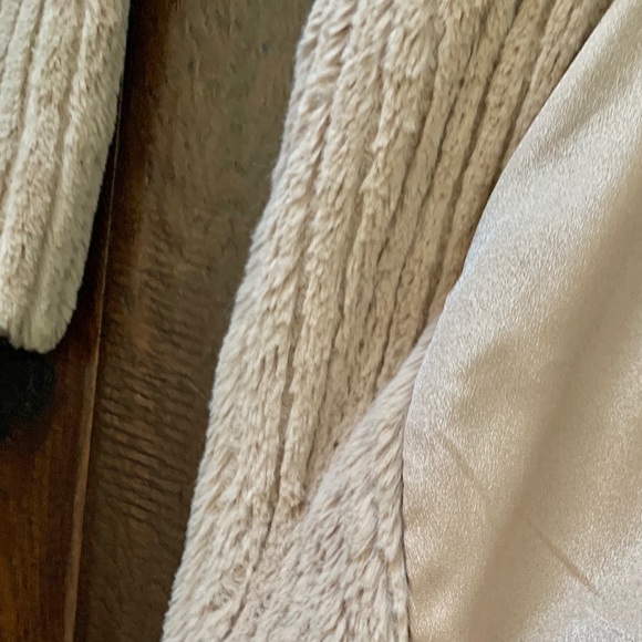 Faux Fur Coat - Blush - Picture 3 of 3